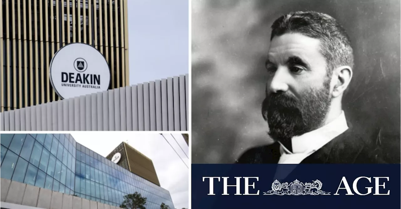 Troubled history remains, but Deakin University will not change its name