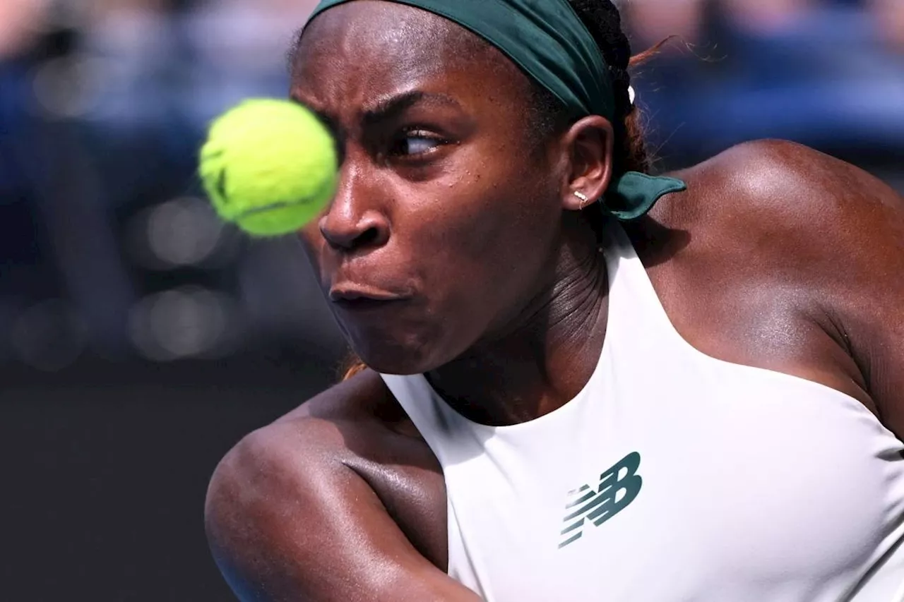 Gauff turns up heat on Bencic to reach AO quarters