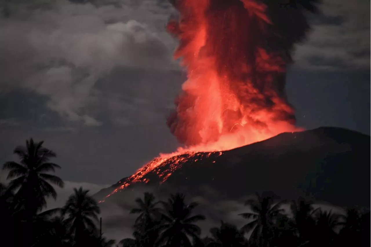 Indonesia's Mount Ibu erupts more than 1,000 times this month