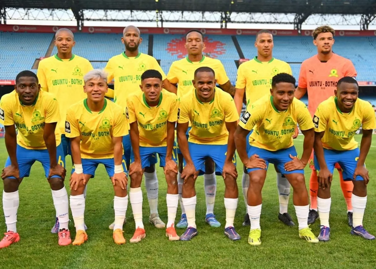 Mamelodi Sundowns starting 11 vs AS Rabat