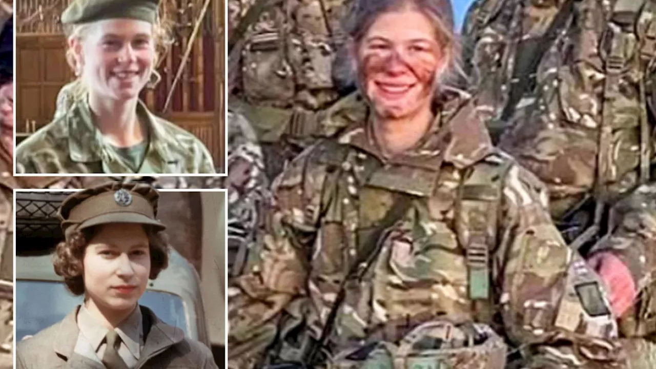 Lady Louise Windsor joins Army officer hopefuls exercise in bid to be first female royal since 1945 to...