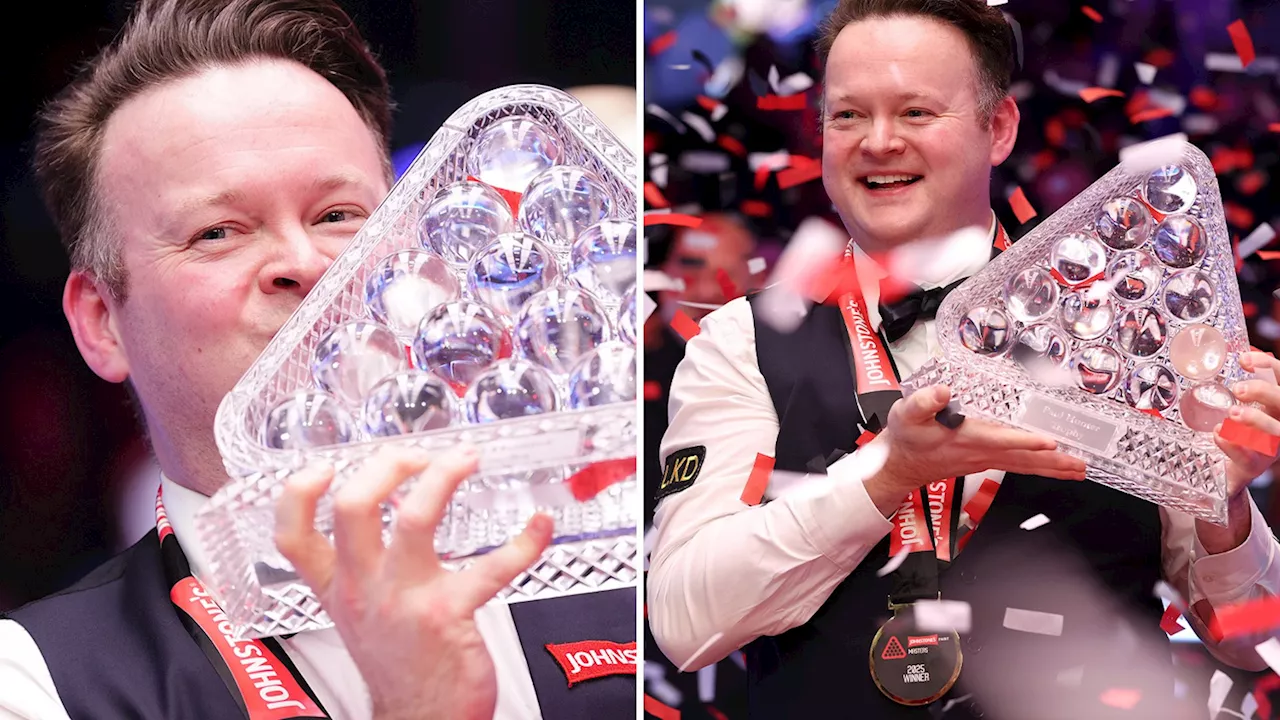 Shaun Murphy lands biggest payday of career after beating Kyren Wilson in thrilling Masters snooker final...