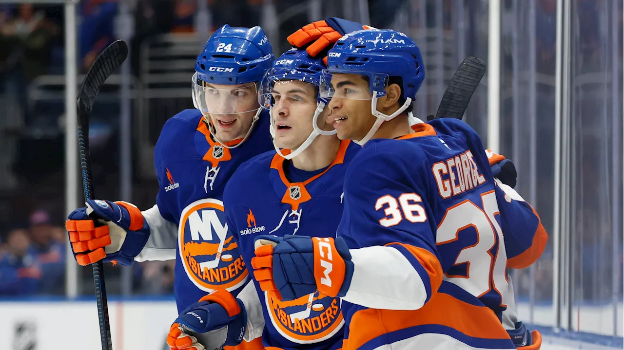 Barzal, Nelson each have goal, assist as Islanders down Sharks