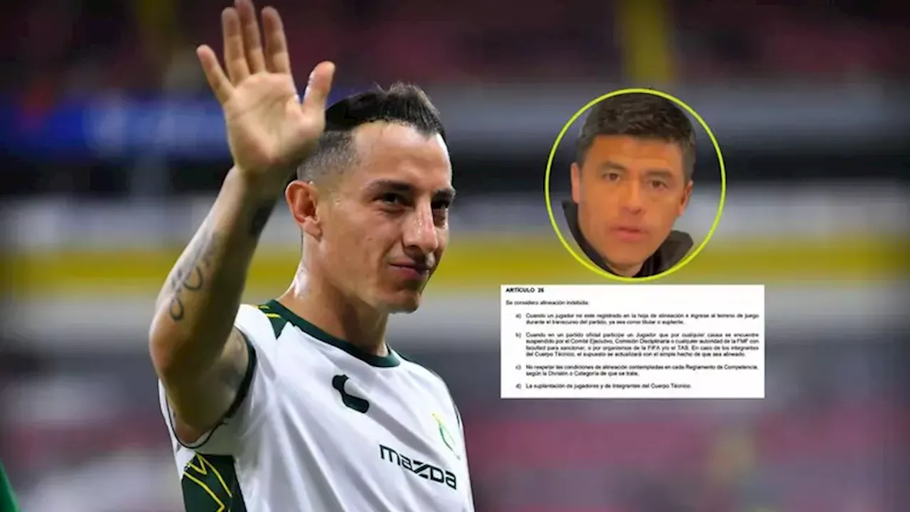 Reglamento no ve alineación indebida de Andrés Guardado; Atlas no apelará