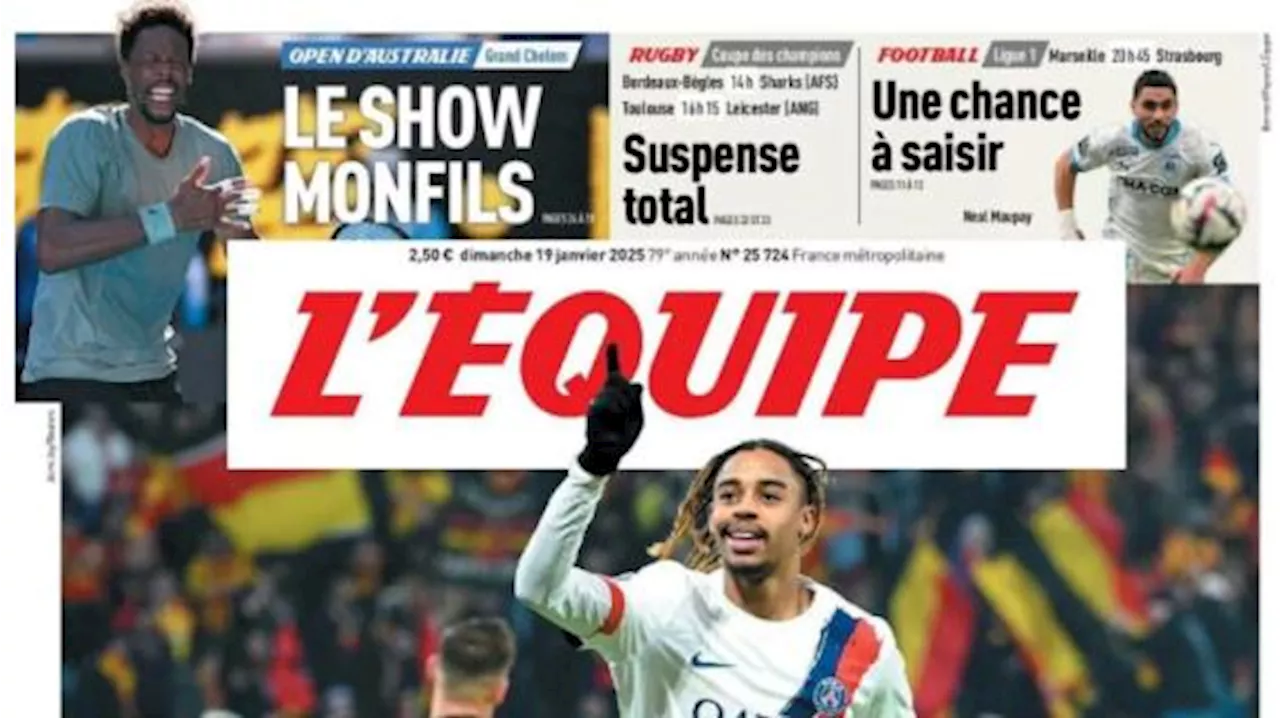 2-1 sul Lens e +10 sull'Olympique Marsiglia, L'Equipe: 'Il PSG prende lo slancio'