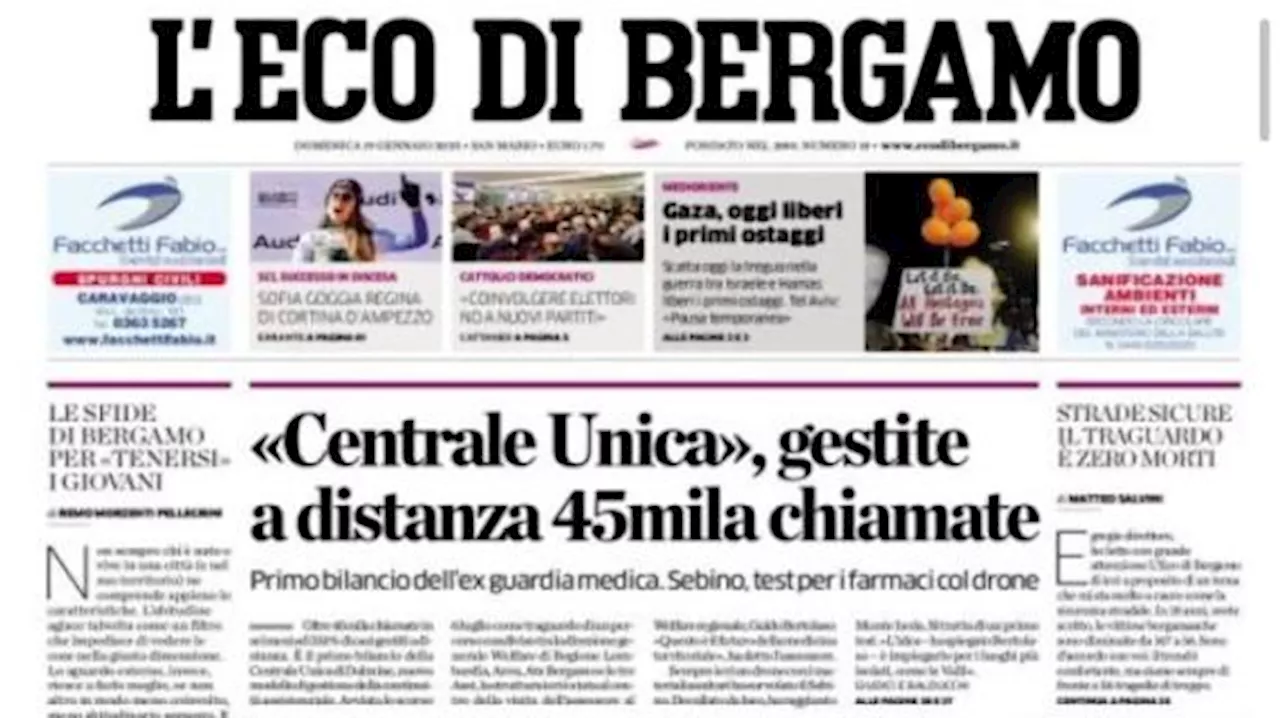 L'Eco di Bergamo: 'Una bella Atalanta si arrende 3-2 al Napoli capolista'