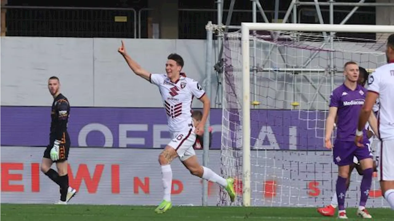 La crisi della Fiorentina prosegue: 1-1 casalingo con il Torino e il Franchi fischia