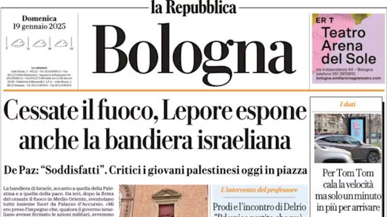 Repubblica (ed. Bologna): 'Bologna con vista Champions: gol e divertimento'