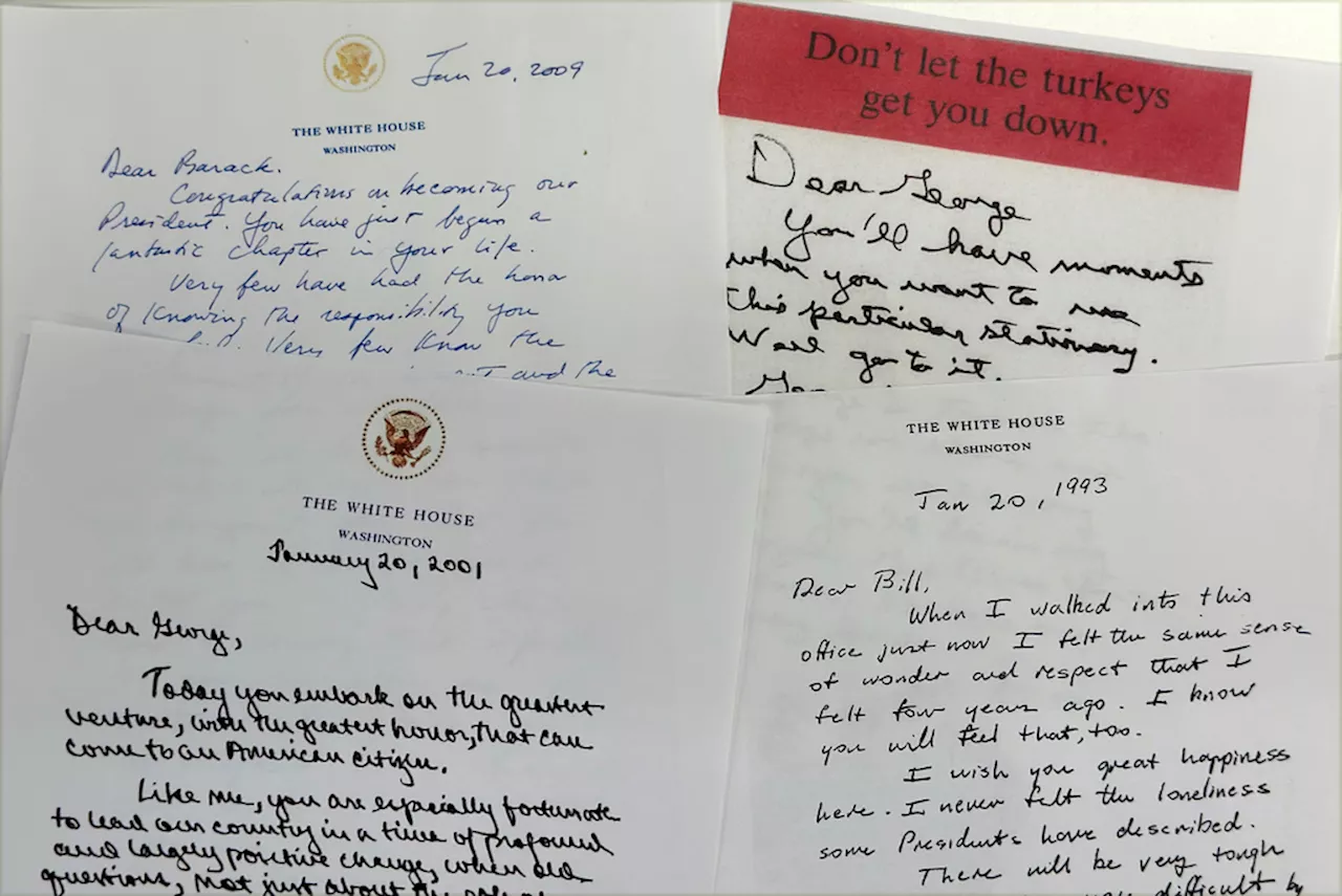 ¿Le habrá dejado Biden una carta a Trump dentro del escritorio de la Oficina Oval?