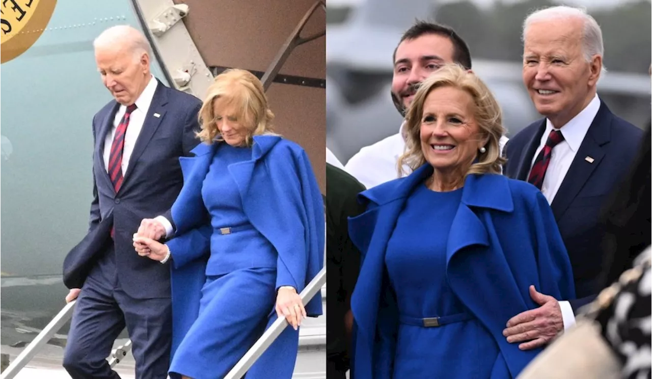 Jill Biden Wears Symbolic Head-to-Toe Blue on Her Last Day as First Lady