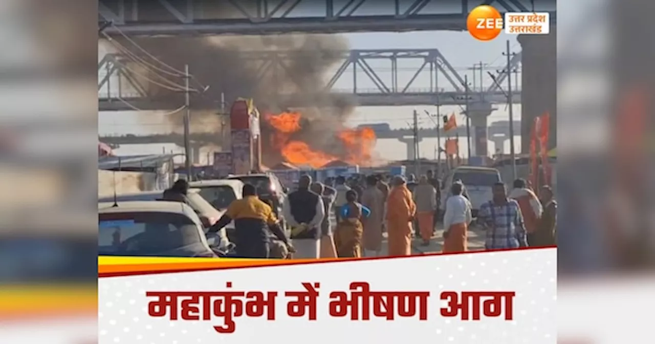 Mahakumbh Fire: प्रयागराज महाकुंभ के टेंटों में लगी आग, धमाके के साथ धड़ाधड़ फटे सिलेंडर, इलाका सील