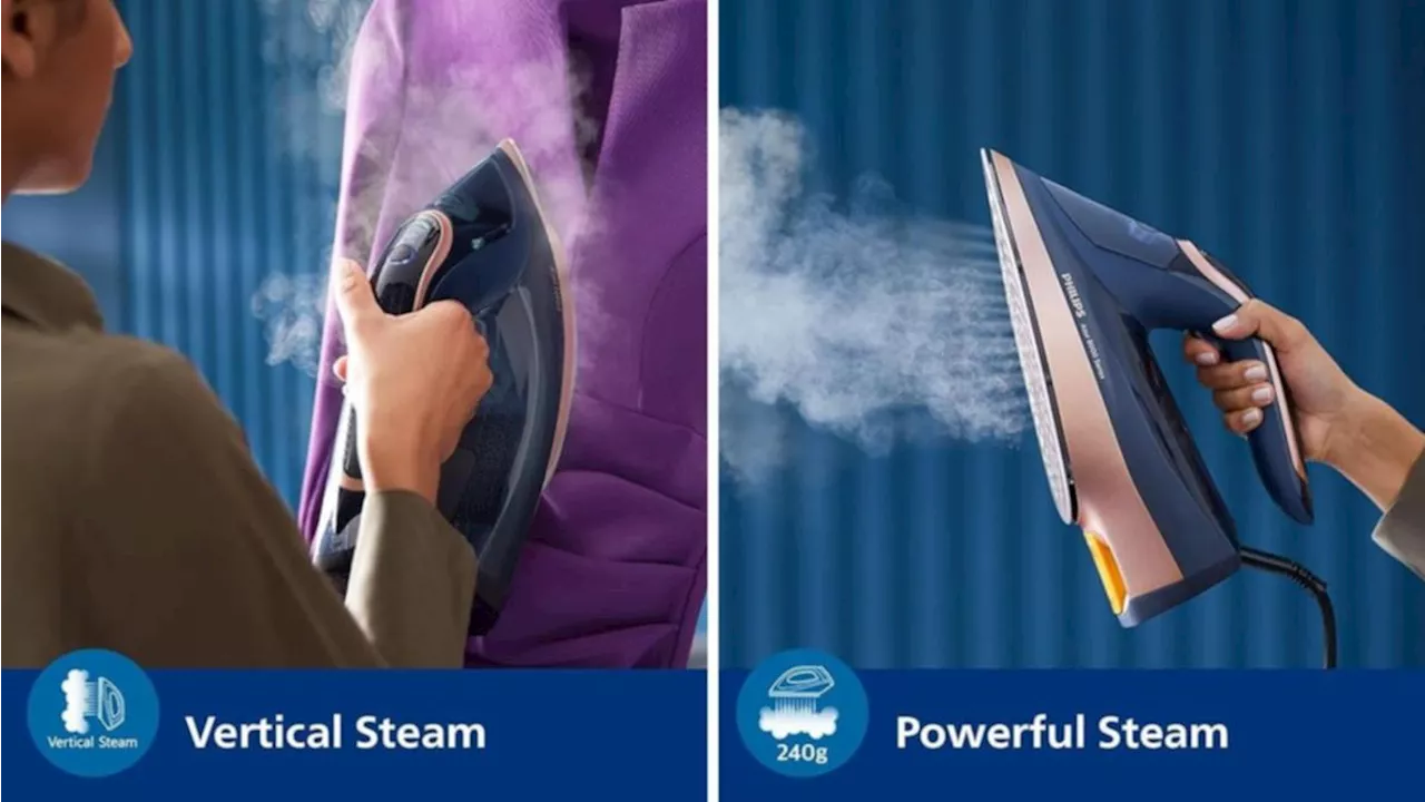 Effortless Wrinkle Removal with the Philips Azur 8000 Series Steam Iron