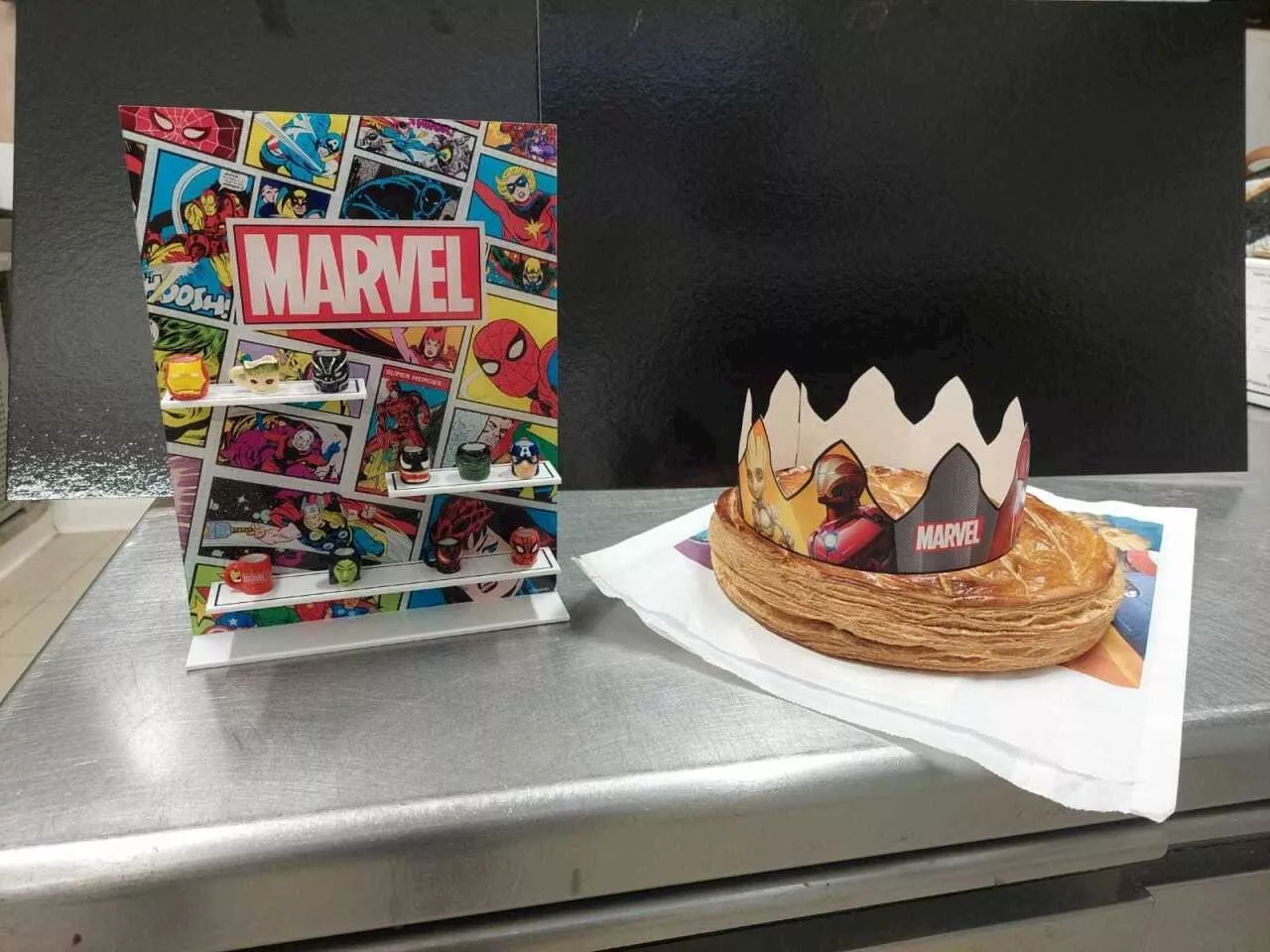 Les galettes des rois se parent de Marvel à Nogent-le-Rotrou