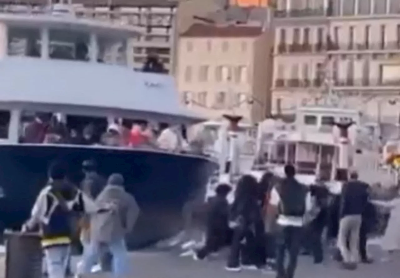 Navette des Calanques percute le quai du Vieux-Port à Marseille