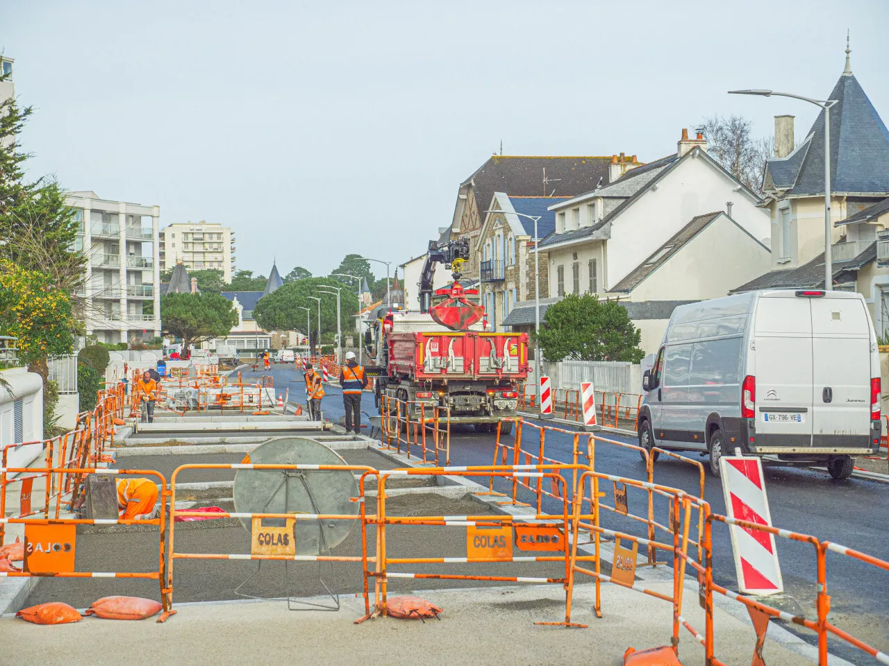 Travaux de voirie à Pornichet : les chantiers stoppés pour Noël, point sur les progressions