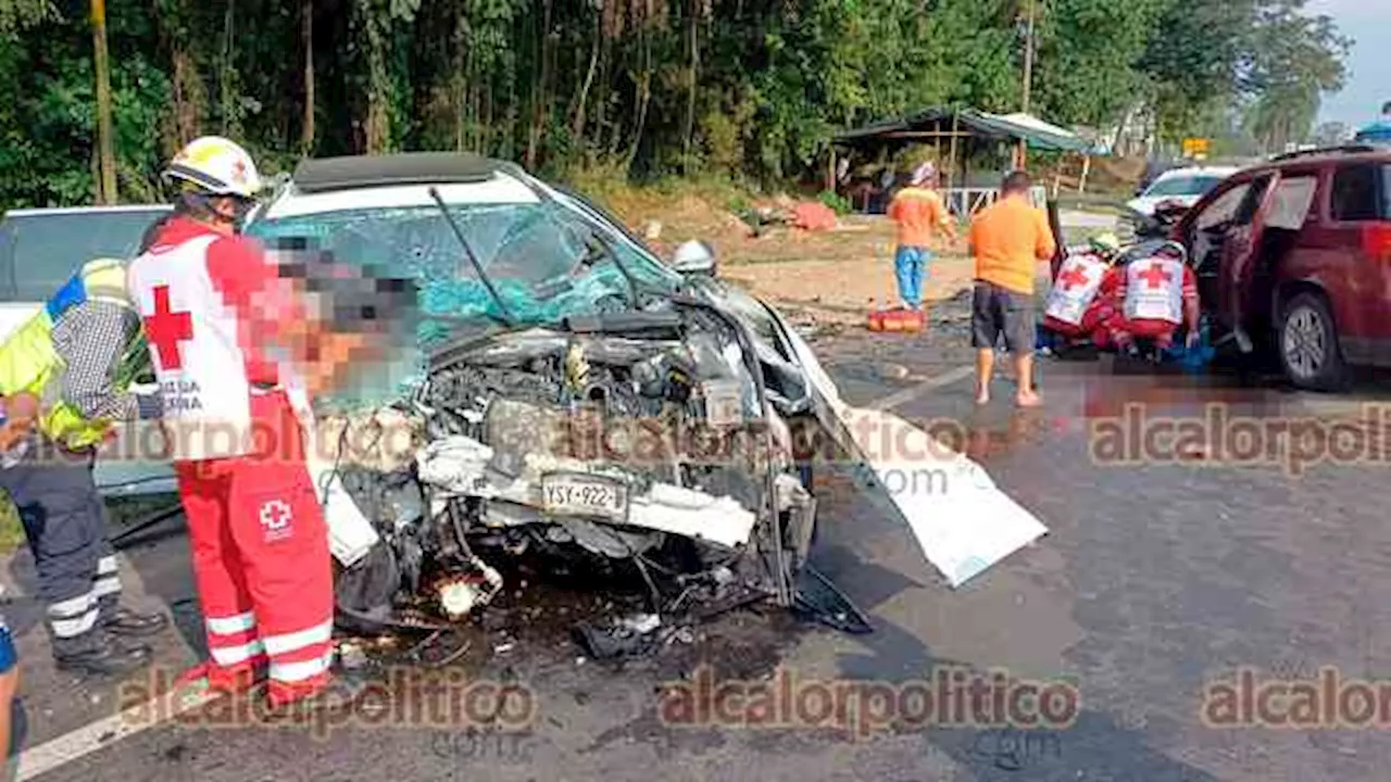 Choque Frontal en Córdoba-Veracruz Deja Dos Muertos