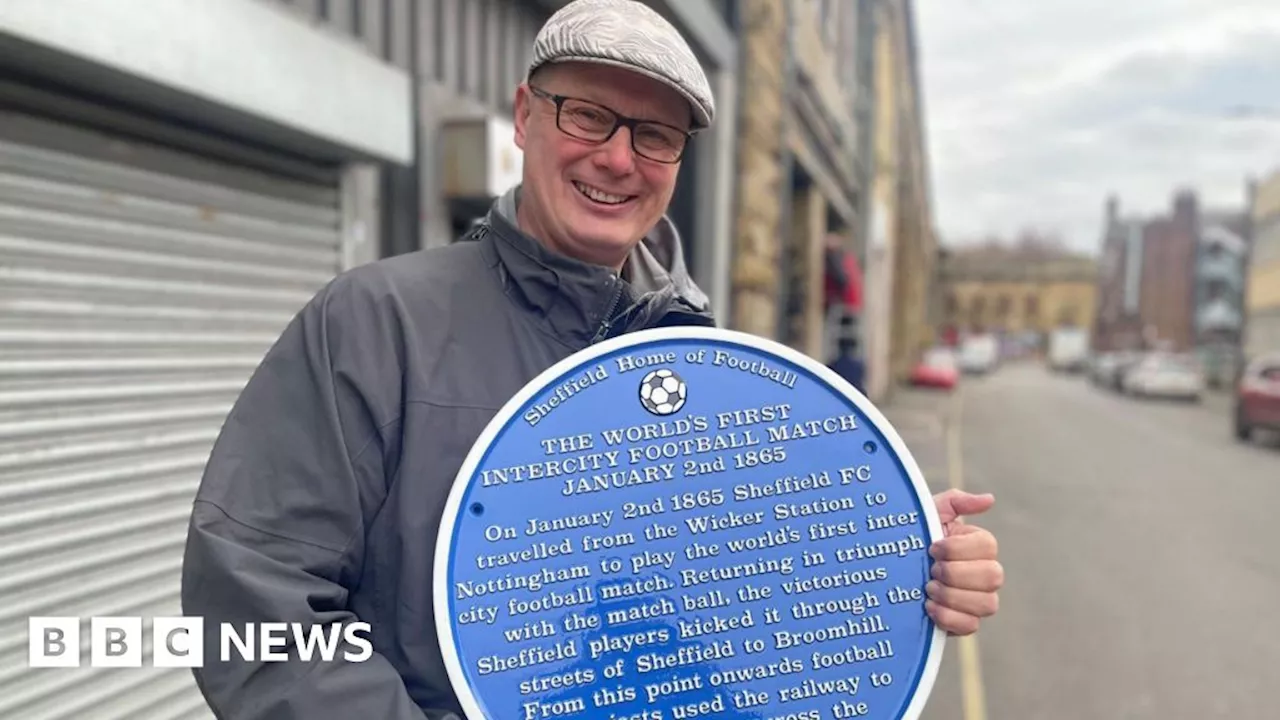 Blue Plaque Unveiled in Sheffield to Mark World's First Away Football Game