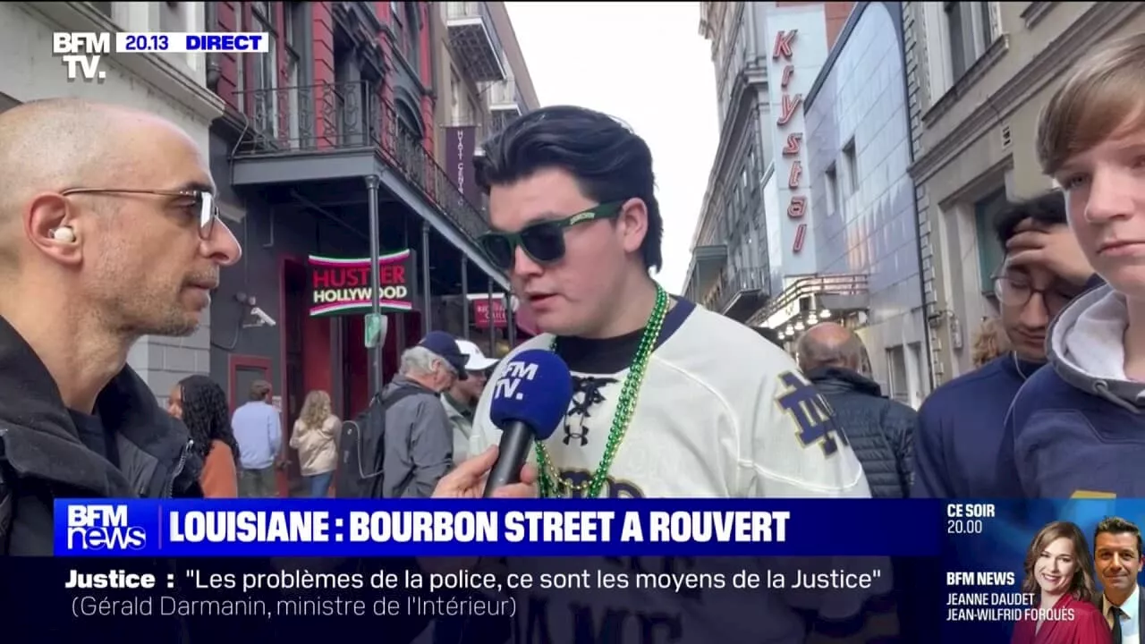 Attaque à La Nouvelle-Orléans: La Rue Bourbon Street doit rouvrir avant le match de football