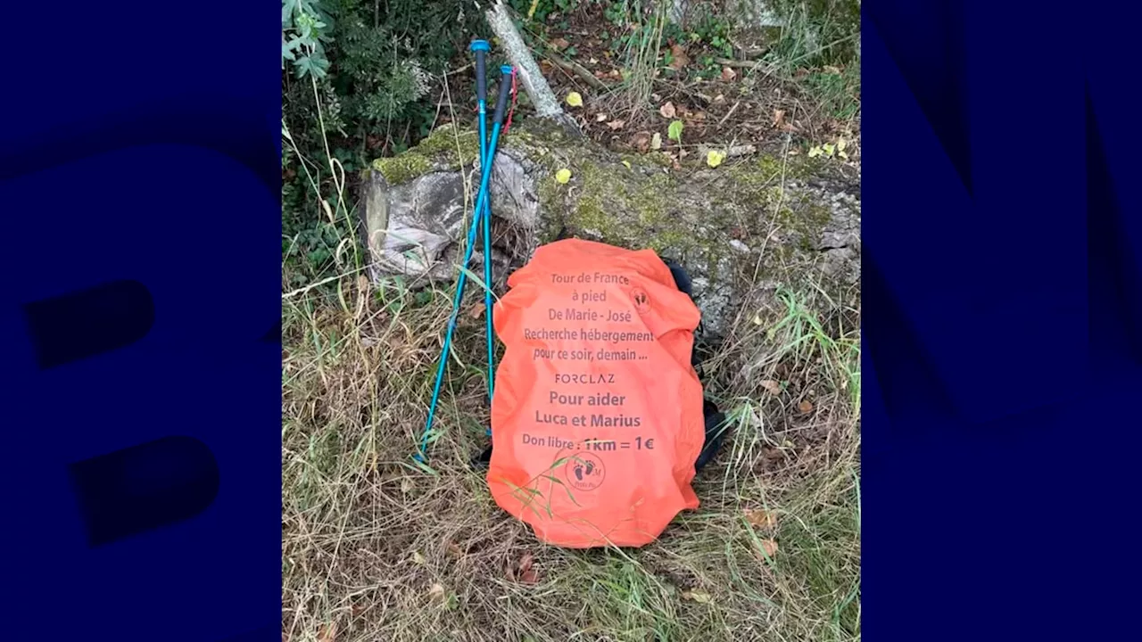 Retraitée de Saint-Nazaire parcourt la France à pied pour aider deux enfants handicapés