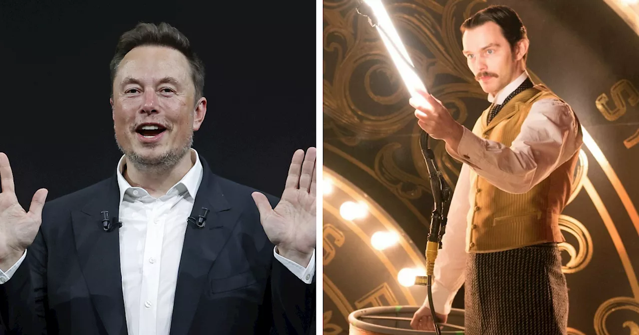 Elon Musk Uses Nicholas Hoult's 'The Current War' Photo for Tesla Post