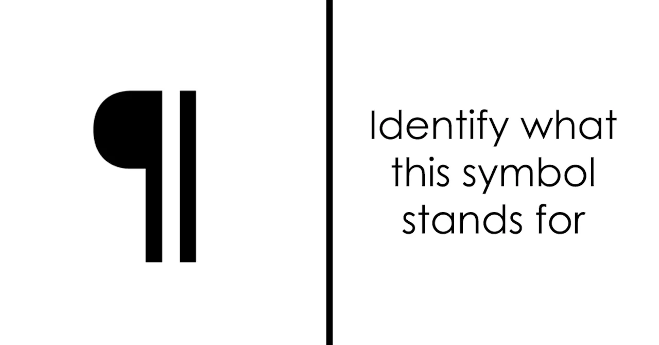 Symbol Trivia Quiz: How Well Do You Know These Everyday Signs?