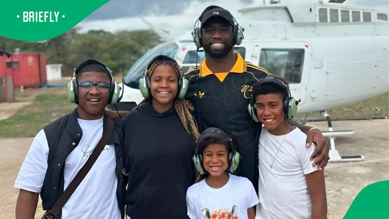 “Danko”: Siya Kolisi, Kids and Siblings Say Goodbye to Zimbabwe After New Year’s Holiday