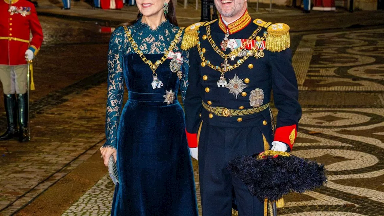 König Frederik und Königin Mary feiern ersten Neujahrsempfang als Königspaar