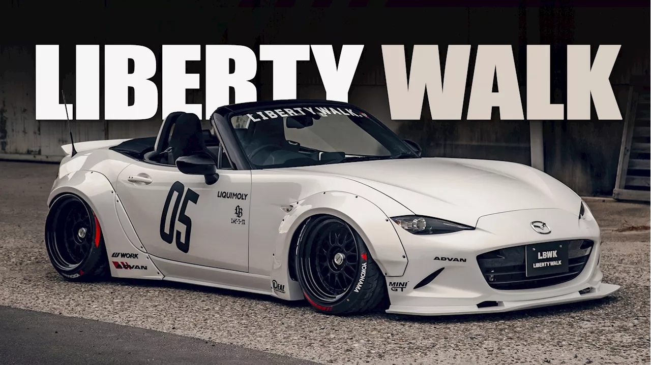 Liberty Walk Widebody Mazda MX-5 Slammed at Tokyo Auto Salon