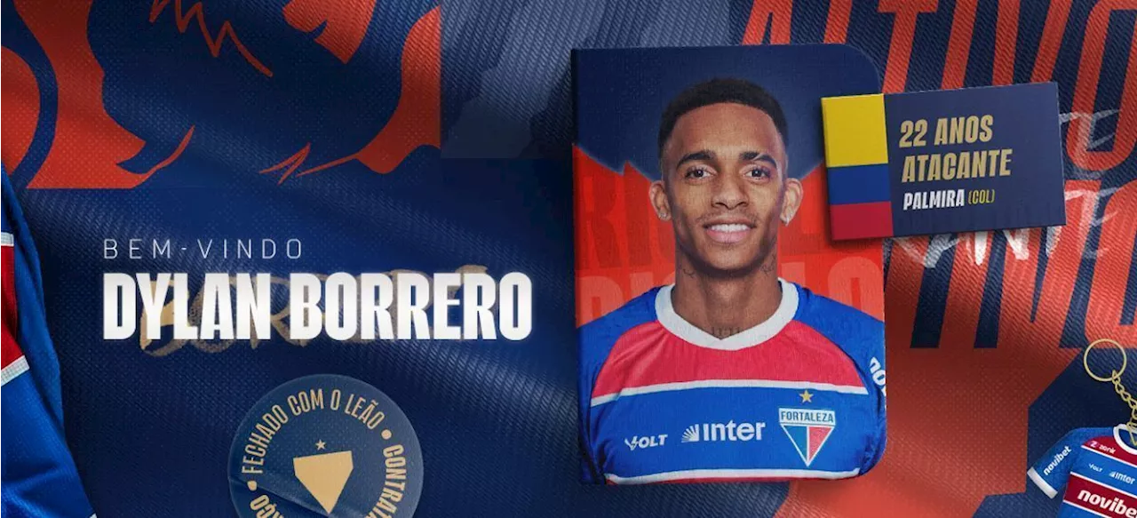 Fortaleza Contrata Meio-atacante Colombiano Dylan Borrero