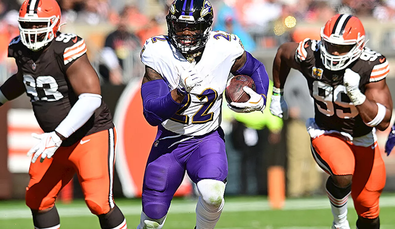 Derrick Henry Player Prop: Ravens RB Rushing Yards vs. Browns