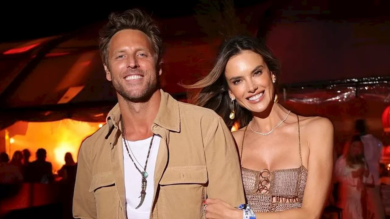 Alessandra Ambrosio rings in 2025 with new boyfriend Buck Palmer in Brazil