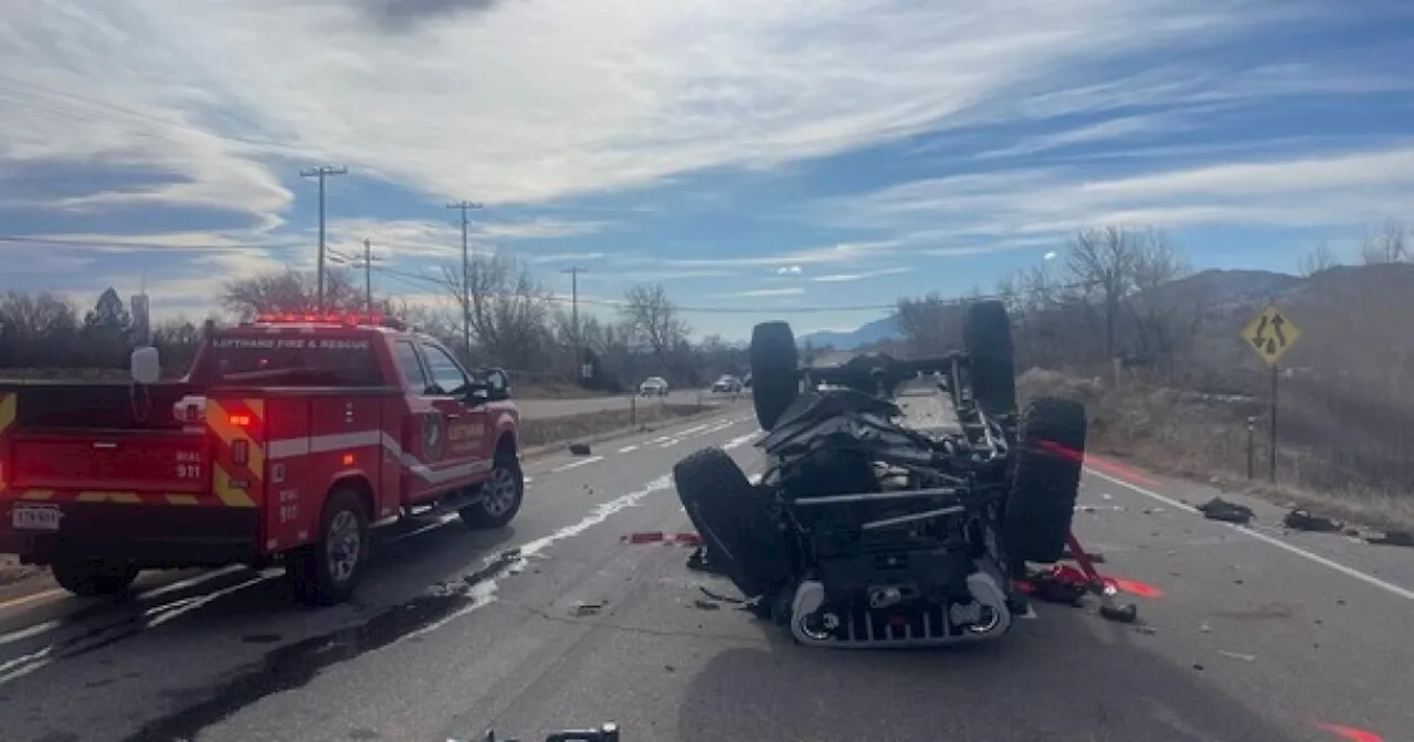 Two Killed, Two Injured in Boulder Highway Rollover