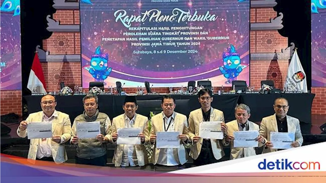 KPU Jatim Belum Tetapkan Pemenang Pilgub Jatim 2024