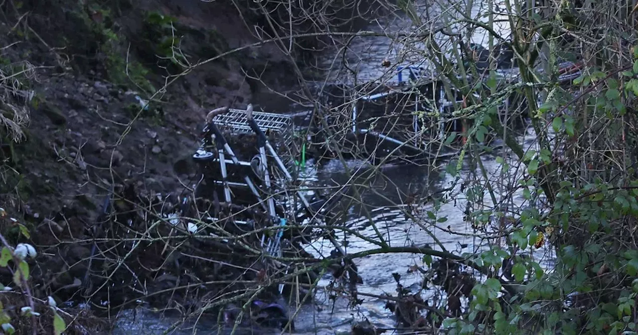 River Alt in Huyton Covered in Rubbish, Residents Express Disgust