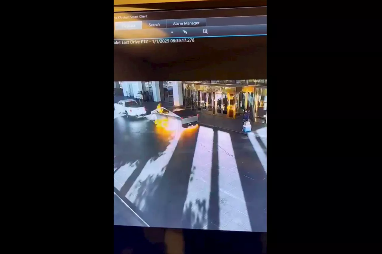 Explosión en un Cybertruck frente al Trump Hotel de Las Vegas