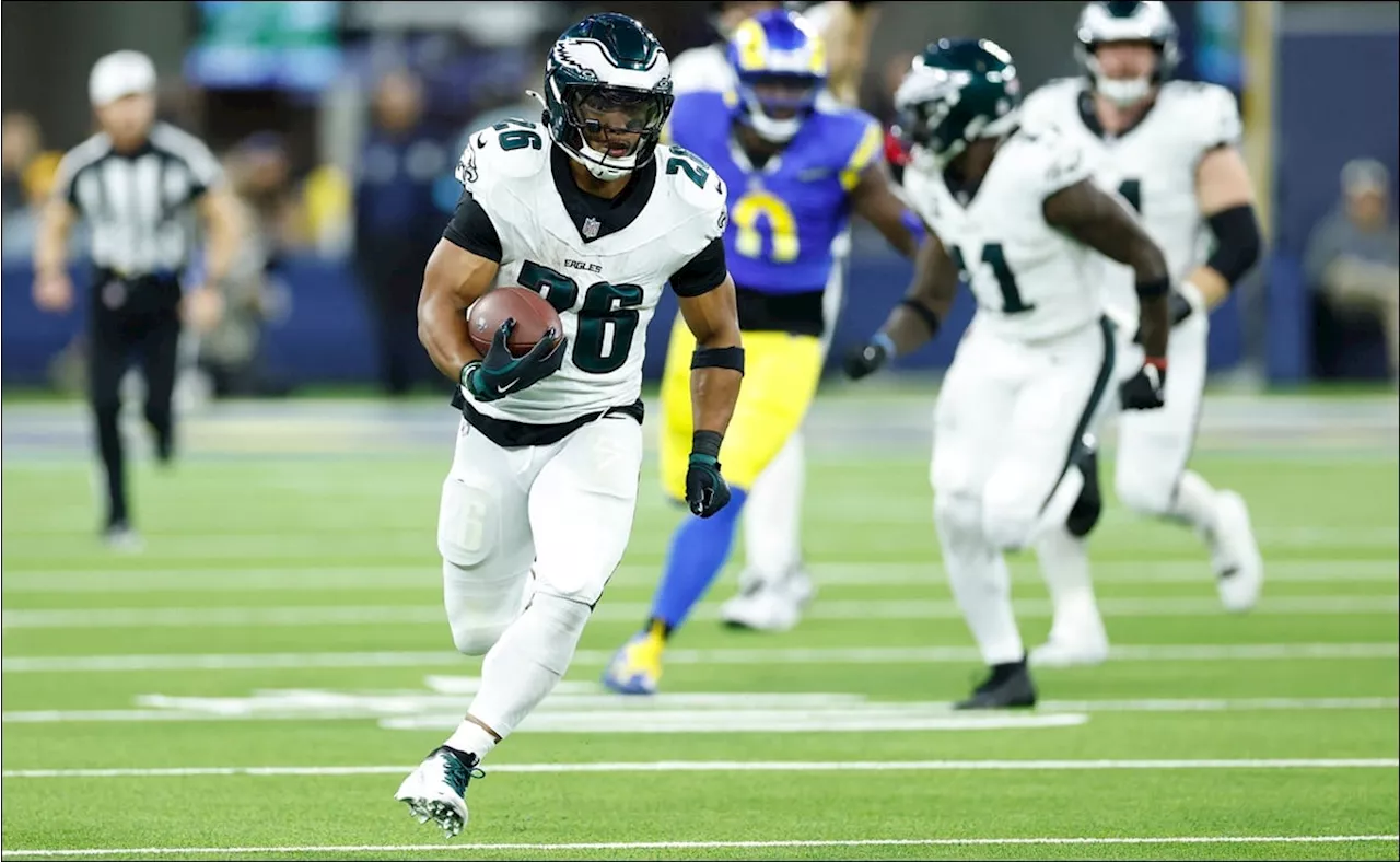 Saquon Barkley, estrella de los Philadelphia Eagles, no jugará este domingo ante New York Giants y no romperá el récord de Dickerson