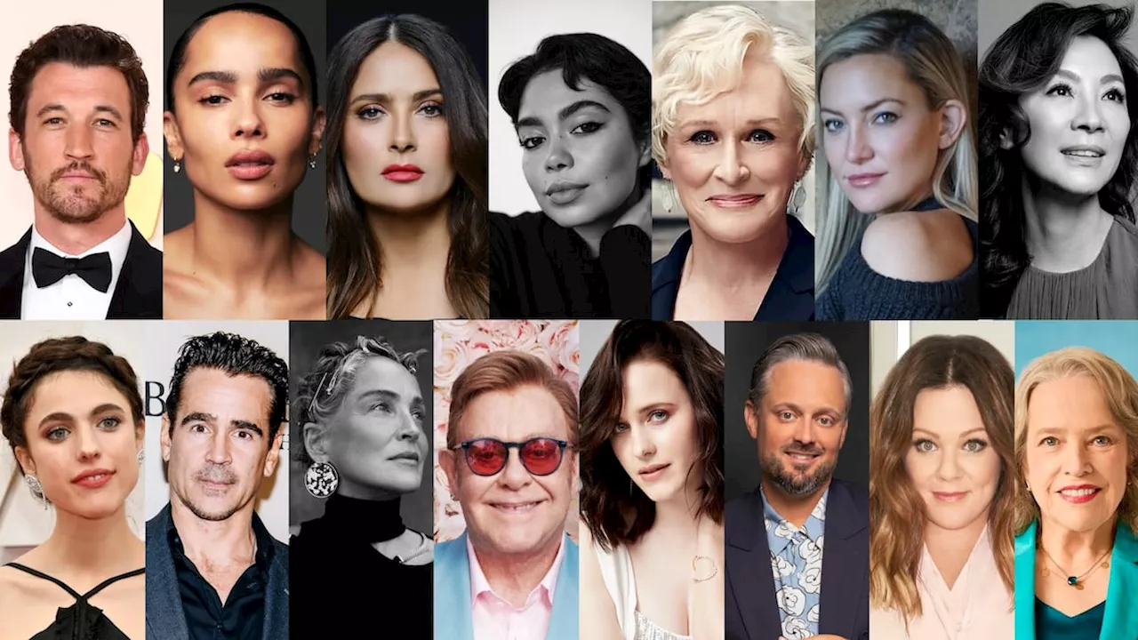 Elton John, Demi Moore y Salma Hayek figuran entre los presentadores de los Globos de Oro