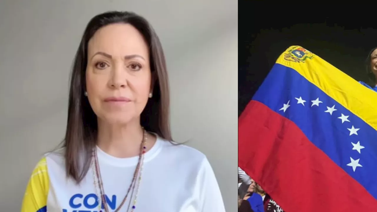 La líder opositora María Corina Machado convocó manifestaciones para el próximo 10 de enero