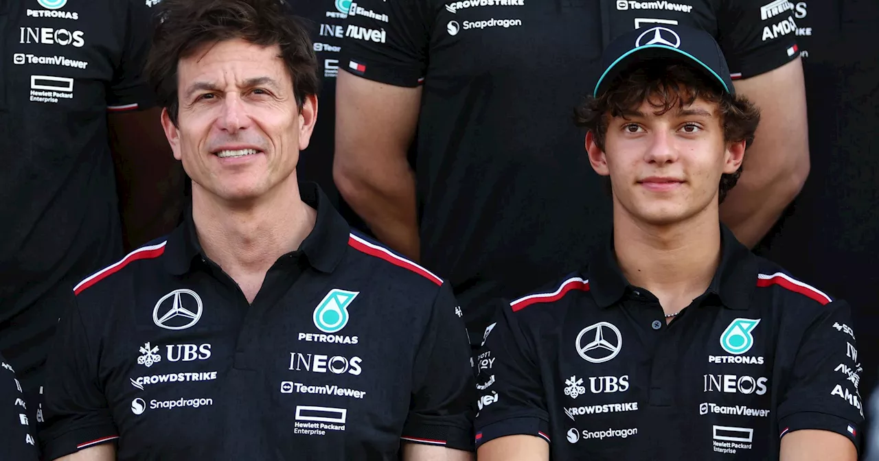 Toto Wolff setze keine hohen Erwartungen an neuen Mercedes-Fahrer Andrea Kimi Antonelli