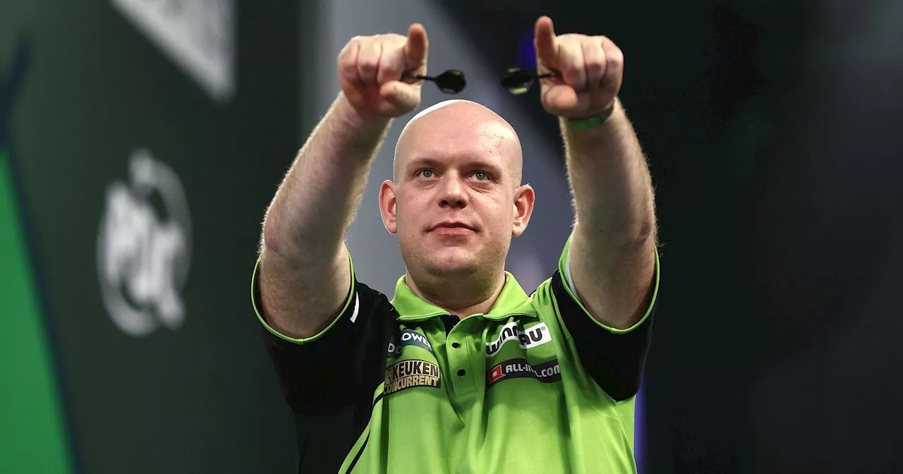 Van Gerwen zieht ins Darts-WM Finale ein