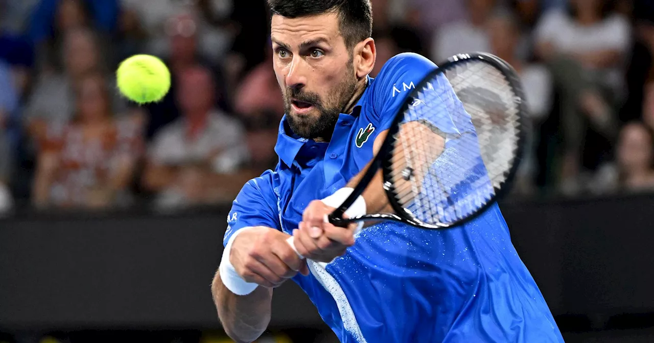 Djokovic en quart de finale à Brisbane, prêt à rivaliser avec les jeunes