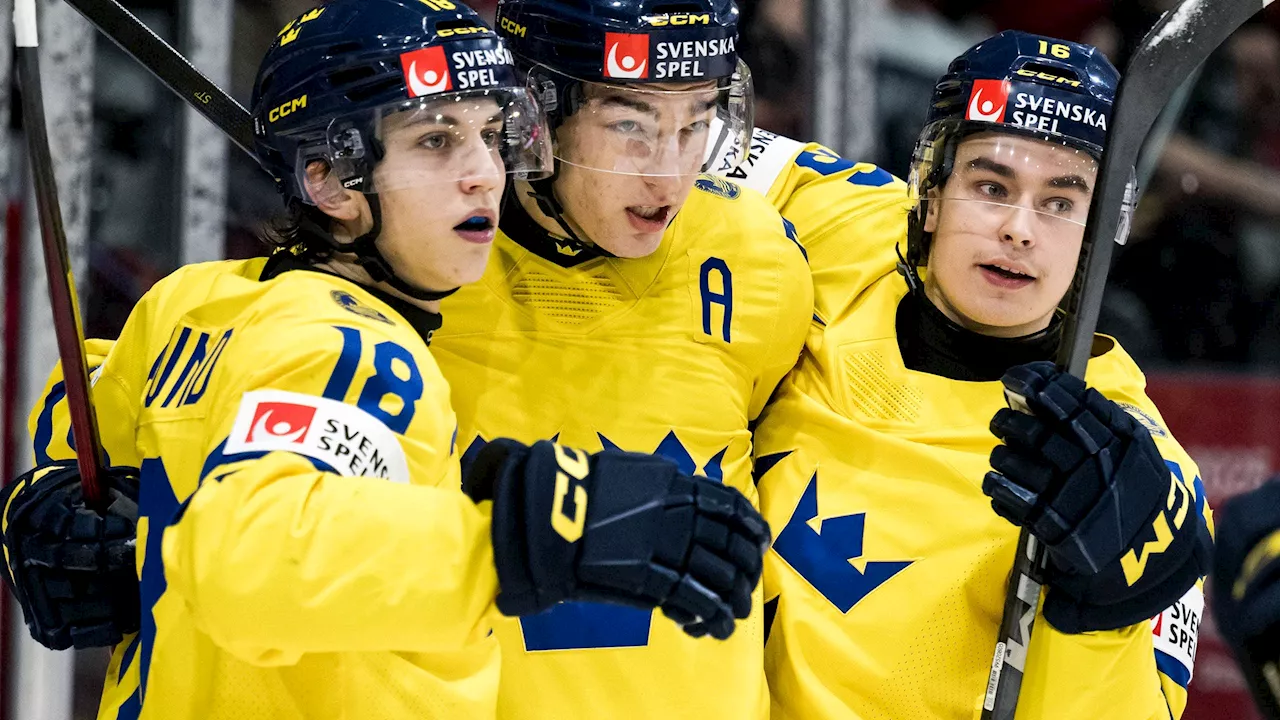 Sverige klart för semifinal i JVM efter rysare