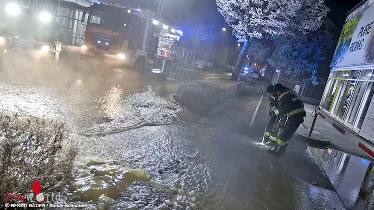 Feuerwehr im Bezirk Baden war am Neujahrstag zu wenigen Einsätzen im Einsatz