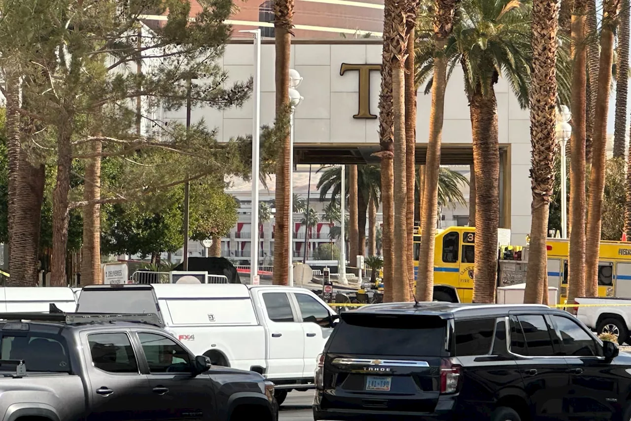 Tesla Cybertruck Explodes Outside Trump Hotel in Las Vegas