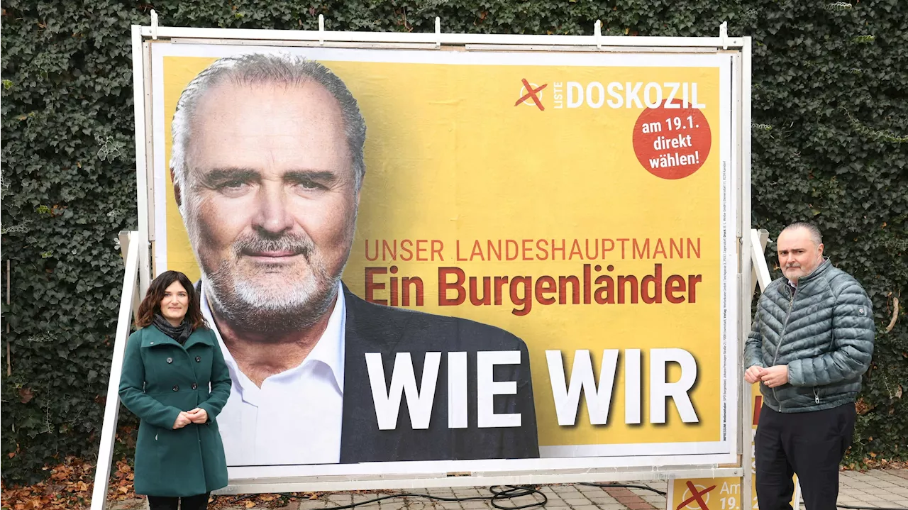  'Ein Burgenländer wie wir': Doskozil enthüllte Plakate