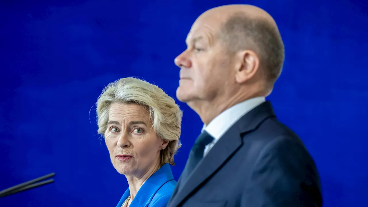 Scholz fordert von der Leyen mehr Bürokratie-Abbau und E-Mobilitäts-Anreize