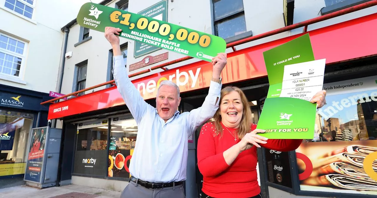 €1 Million Winning Lottery Ticket Sold in Co. Meath