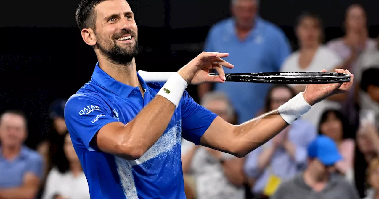 Djokovic Extends Dominance Over Monfils at Brisbane International