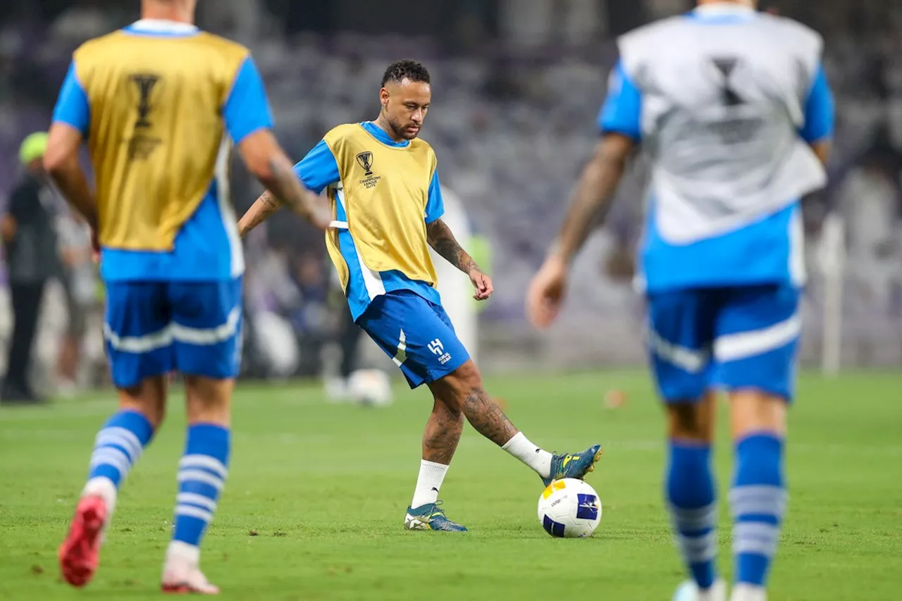 Neymar Desfalca Treino do Al Hilal por Dores no Estômago