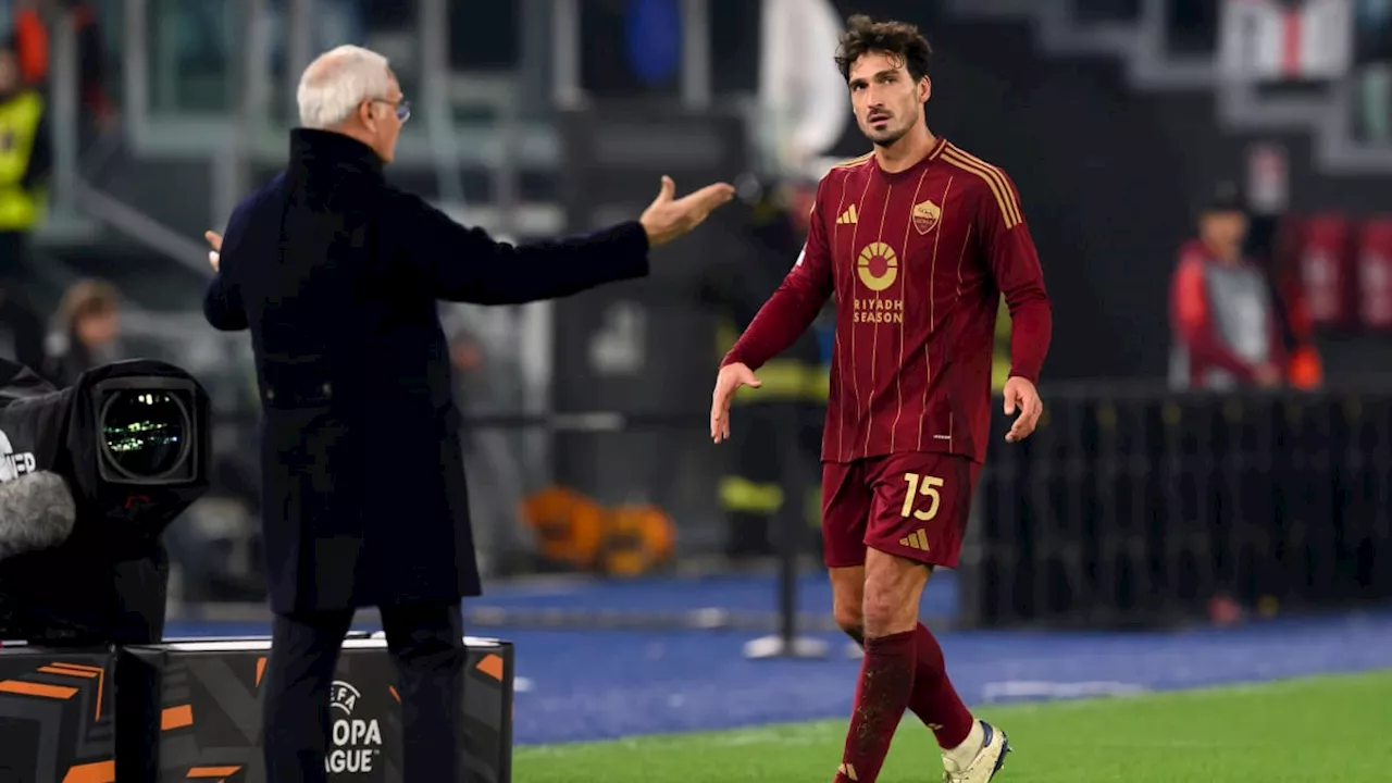 AS Rom: Ranieri schwärmt von Mats Hummels